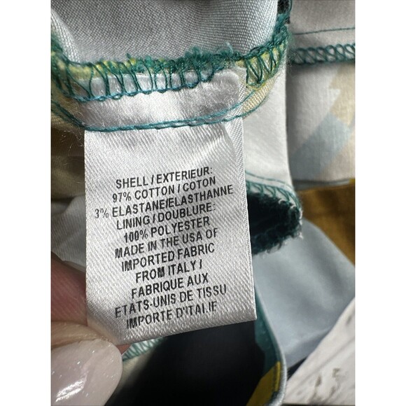 Milly Wide Leg Trousers Palazzo Pants Abstract Print Womens‎ Size 8 Colorful - Picture 9 of 10